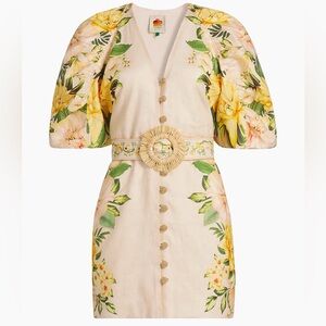 Farm Rio Garden Cascade Mini Dress
